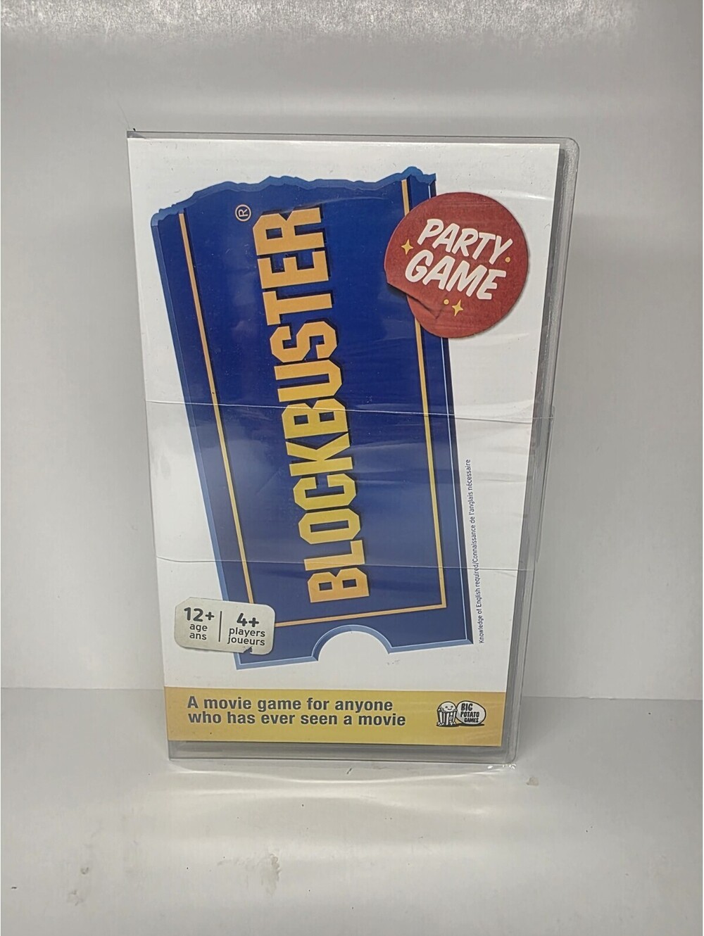 The BLOCKBUSTER Party Movie Trivia Card & Board Game, Movie Buzzer, Jeopardy